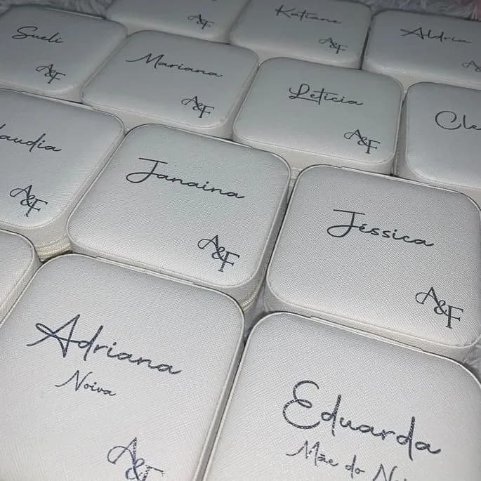 Porta Joias Personalizado Dia da Mulher, 15 Anos, Madrinhas