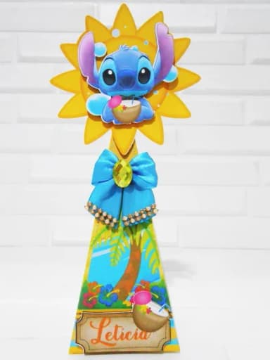 Caixa Pirâmide Stitch