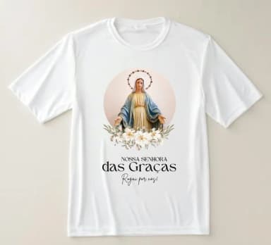 Camiseta Nossa Senhora das Graças Católica