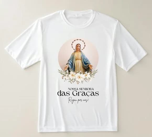 Camiseta Nossa Senhora das Graças Católica