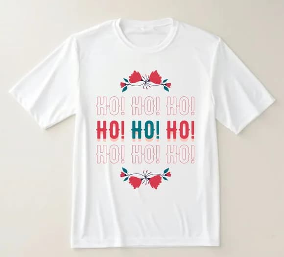 Camiseta Natal Ho Ho Ho