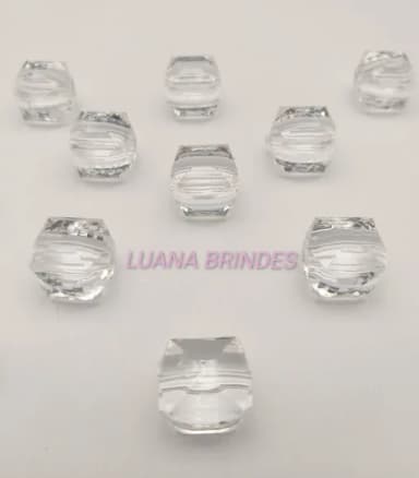 Cubo Transparente de Acrílico - 16mm - Pct C/14 Unidades