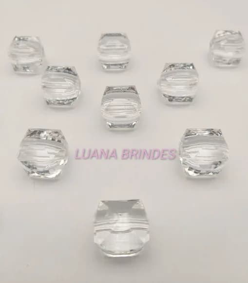Cubo Transparente de Acrílico - 16mm - Pct C/14 Unidades