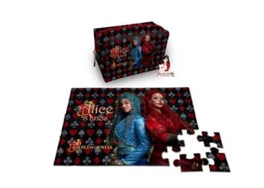 Necessaire Box com Quebra Cabeças Descendentes