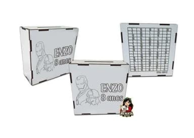 Cofrinho Personalizado Vingadores Lembrancinha