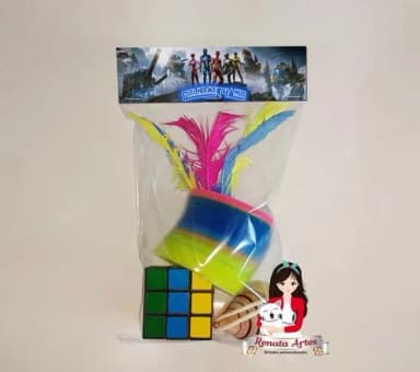 Kit Brinquedos Retrô Personalizado Tema Power Rangers