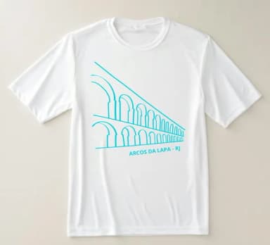 Camiseta Turística Arcos da Lapa