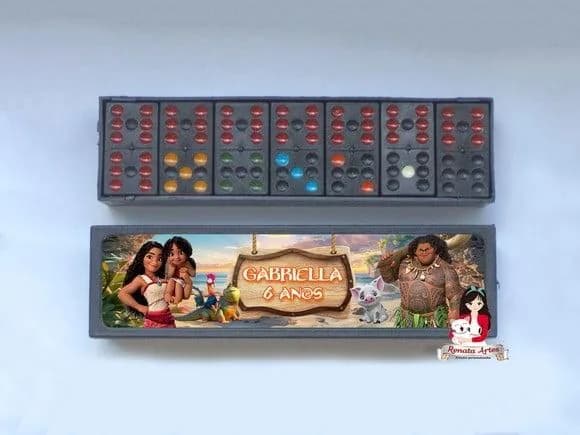 Dominó Personalizado Moana 2