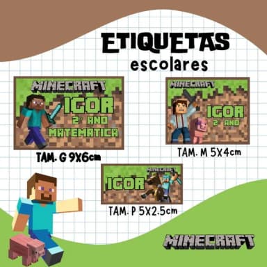 60 Etiquetas Escolares