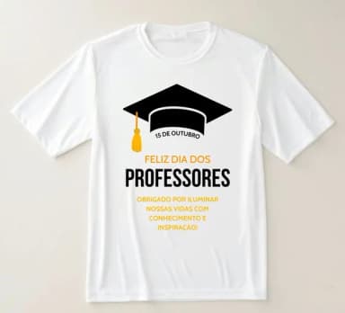 Camiseta Dia dos Professores - 15 de Outubro