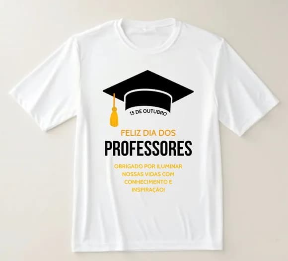 Camiseta Dia dos Professores - 15 de Outubro