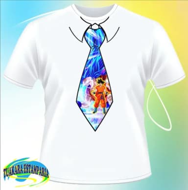 Camiseta Gravata - Goku