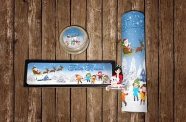 Kit Jogos Personalizado de Natal