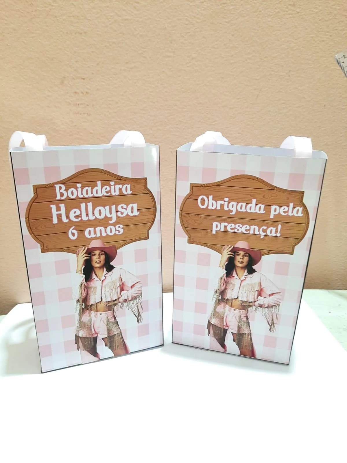 Sacolinhas Personalizadas Boiadeira para Lembrancinhas