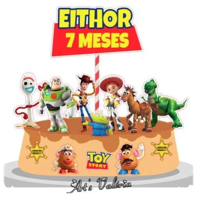 Topo de Bolo Toy Story