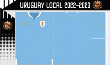 Vetores Camisa Uruguay Local 2022-2023
