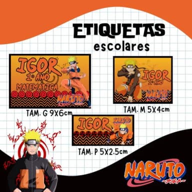 60 Etiquetas Escolares