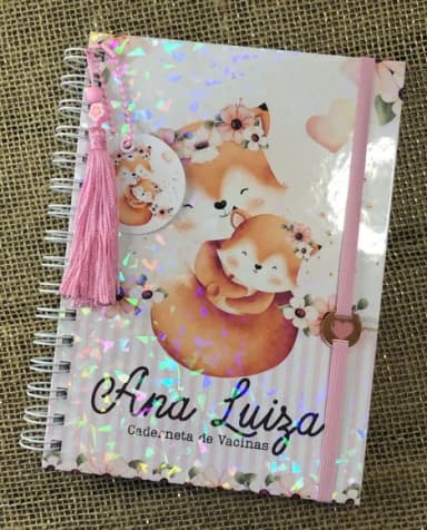 Caderneta de Saúde / Vacinação Personalizada -raposinhas