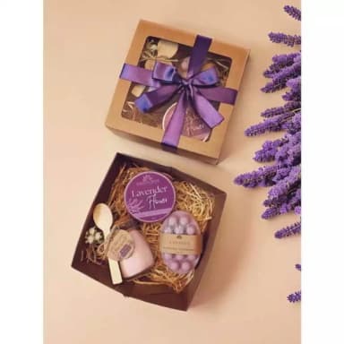 Kit Presente Spa Mini com Vela Lata + Escalda Pés + Sabonete