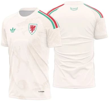 Arte Vetor Camisa Gales Visita 2026