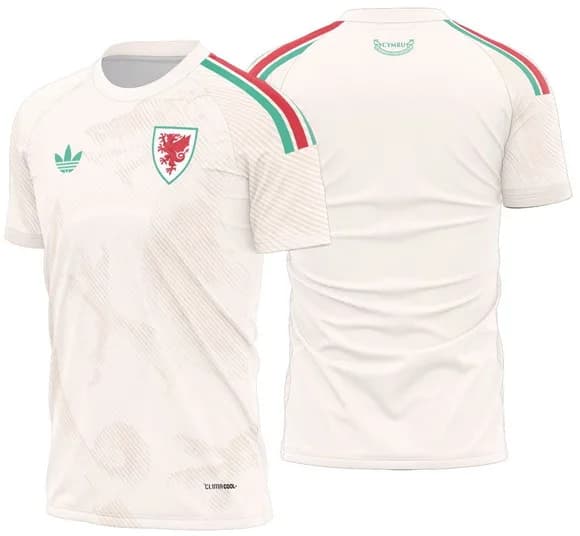 Arte Vetor Camisa Gales Visita 2026