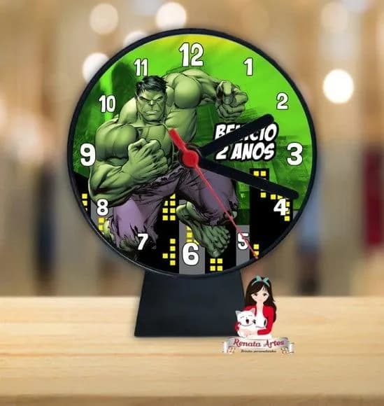 Relógio de Mesa Hulk