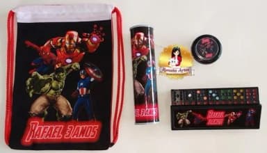 Kit Jogos na Mochila The Avengers