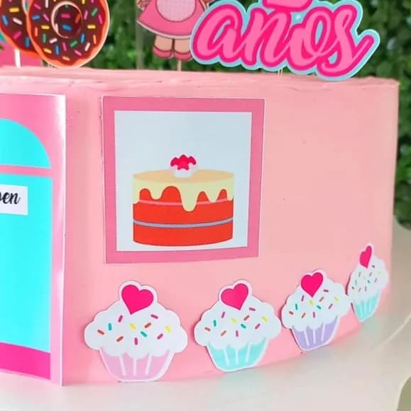 Topo de Bolo Confeitaria