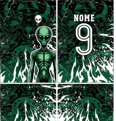 Arte Vetor Camisa Interclasse Aliem Mod-474