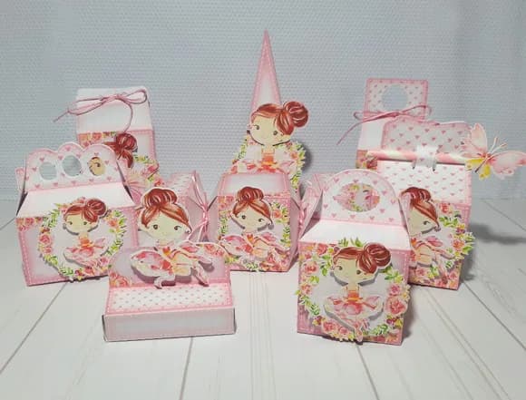 Kit 60 Lembrancinhas Bailarina