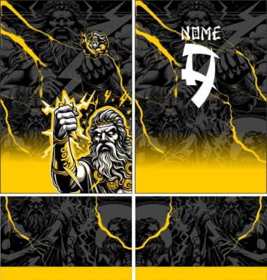 Arte Vetor Camisa Interclasse Zeus 318