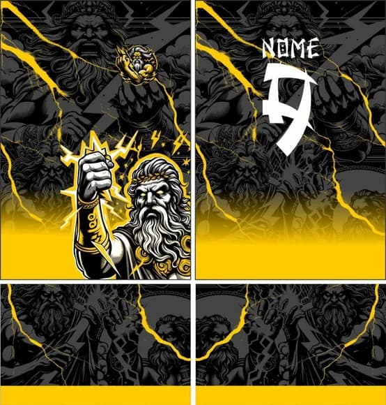 Arte Vetor Camisa Interclasse Zeus 318