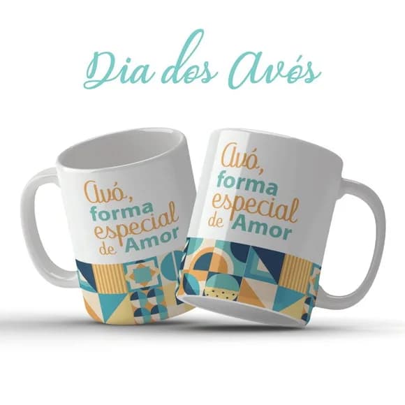 Caneca Avó Forma Especial de Amor