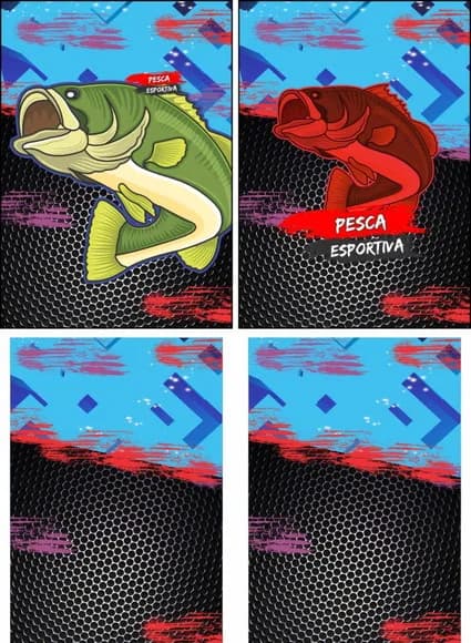 Arte Vetor Camisa Pesca-mod-0189