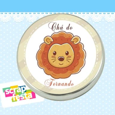Latinha de Chá de Bebê Latinhas Menino