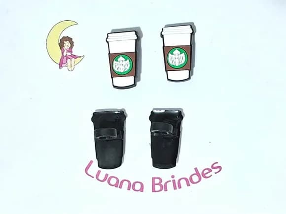 Lápis C/ponteira Starbucks Emborrachado Pacote com 6 Unidade