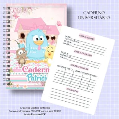 Caderno ou Agenda Personalizada