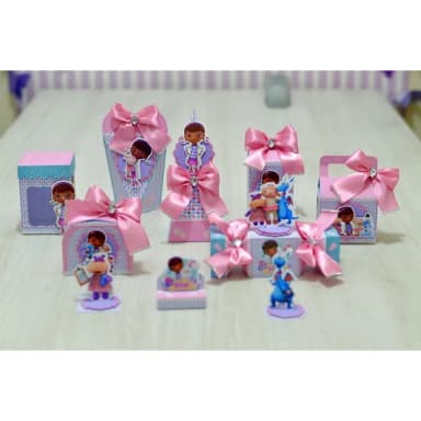 Kit 60 Lembrancinhas Doutora Brinquedos
