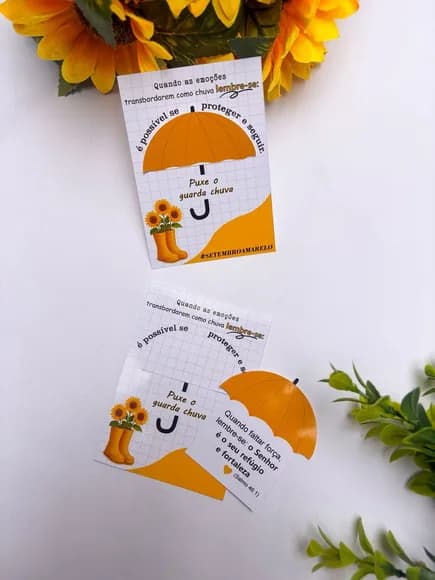 Card com Mensagem Setembro Amarelo