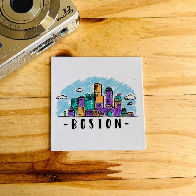 Imã Decorativo Lembrança - Boston