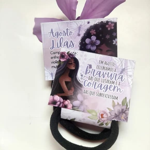 Tag com Xuxinha Agosto Lilás