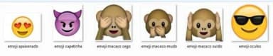 Plaquinha para foto Emoji - Preço uni
