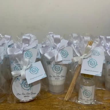 Lembrança Formatura Kit Hidratante + Aromatizador + Vela
