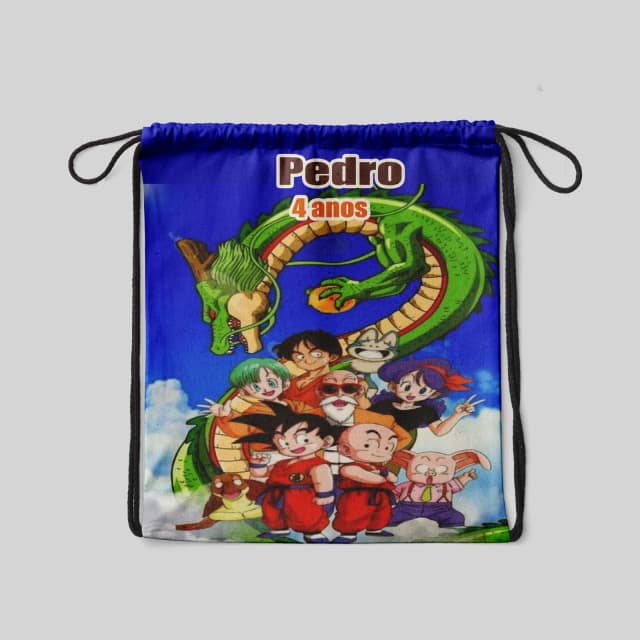 Mochilinha Saquinho Surpresa do Dragon Ball