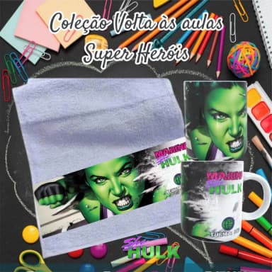 Kit Toalhinha com Garrafa Personalizada