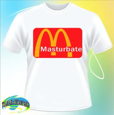 CAMISETA DIVERTIDA MASTURBATE
