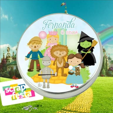 Latinhas Personalizadas Festa o Mágico de Oz Cute