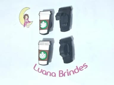 Pins para Cadarço Starbucks Emborrachado Pacote com 6 Unidad