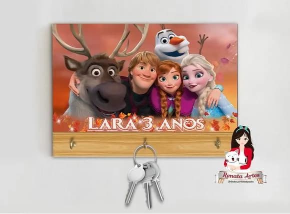 Porta Chaves Frozen