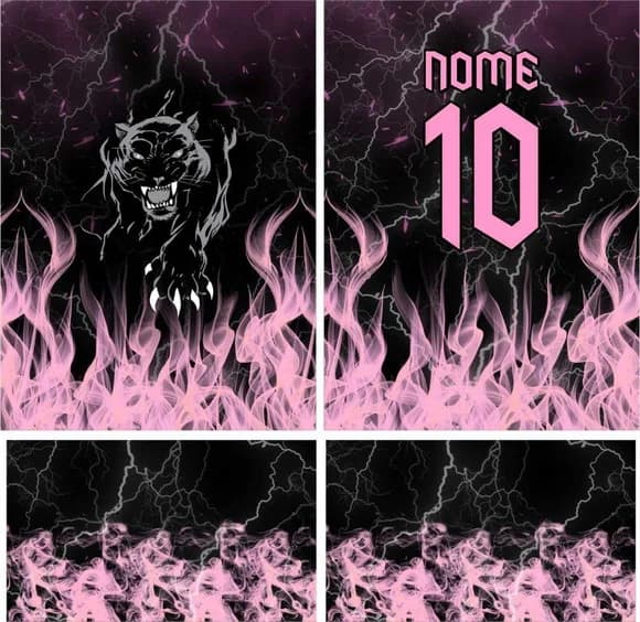 Arte Vetor Camisa Interclasse Pantera Mod-109